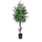 GreenSmart Dekor 4ft. Artificial Olive Tree Plant in Black Pot